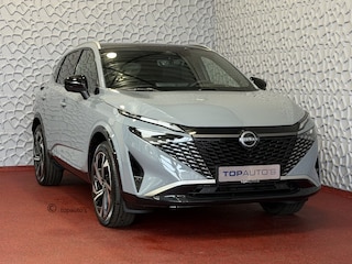 Nissan Qashqai 1.3 MHEV 160PK 1800KG TREKGEWICHT TEKNA PLUS BOSE 20''LMV LEER ALCANTARA PANO MASSAGE BOSE STOEL/STUUR/RUIT VERW MATRIX.LED ELEK.KLEP HEADUP 20''LMV GOOGLE NAVI 2026 ✅Top Auto's Wijchen , 30 Jaar Specialist in Nissan  : Alle Type's : Tekna / Plus / N-Design / N-Connecta / Limited Edition / Premium / Executive /  , Zowel PHEV / HEV / MHEV / TURBO / HYBRID