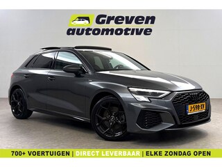 Audi A3 30 TFSI S-line Black optic | Pano | Virtual | Carplay | Cruise | Navi | Parkeersens.