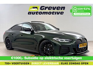 BMW i4 eDrive40 84 kWh M-Sport | M-Performance kit | Pano | 20''LMV | Widescreen | BMW-LED | Snelladen | SOH 92% | Camera | Sfeer | Virtual | Trekhaak | Carplay