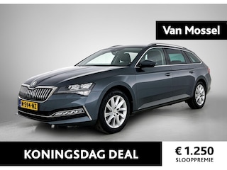 Skoda Superb Combi 1.4 TSI iV Business Edition Plus 217 PK | Automaat | Trekhaak inklapbaar | Stoelgeheugen | Stoelverwarming | Cruise Control | Climate Control | Achteruitrij camera | Navigatie |