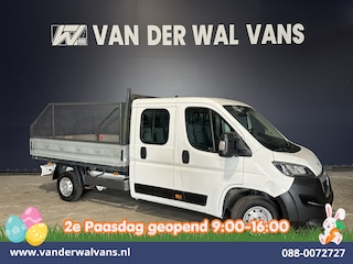 Peugeot Boxer 2.0 BlueHDI 130pk Pick up Dubbel Cabine Open laadbak Euro6 Airco | 7-Zits | Trekhaak | Navigatie