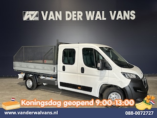 Peugeot Boxer 2.0 BlueHDI 130pk Pick up Dubbel Cabine Open laadbak Euro6 Airco | 7-Zits | Trekhaak | Navigatie