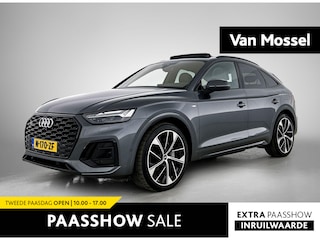Audi Q5 55 TFSI e S edition | PANO-SCHUIFDAK | B&O AUDIO | STOEL-STUURWIELVERWARMING | TREKHAAK | LUCHTVERING | 360 CAMERA | NAVIGATIE