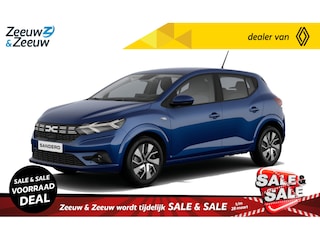 Dacia Sandero TCe 100 Expression uit voorraad met € 1.500,- korting en Gratis 7 jaar garantie tot 140.000km | 1,9% Actiefinanciering i.c.m. Dacia 50/50 Deal | Pack Winter |