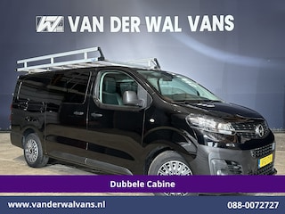 Opel Vivaro 2.0 CDTI 123pk L3H1 Glasresteel Dubbele cabine Euro6 Airco | 5-Zits | Camera | Navigatie | Apple Carplay Android Auto, Cruisecontrol, 2500kg Trekhaak, Parkeersensoren
