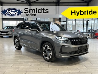 Skoda Kodiaq 1.5 TSI PHEV 204 pk Sportline | Stoelverw. | Stuurverw. | El. a. klep | El. verst. stoel + geh. | LED | 19" | Keyles entry |