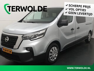 Nissan Primastar 2.0 dCi 170 L2H1 N-Connecta | AUTOMAAT | Dubbele Cabine | Navigatie | Parkeercamera | 2x Schuifdeur |