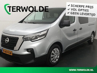 Nissan Primastar 2.0 dCi 170 L2H1 N-Connecta | AUTOMAAT | Dubbele Cabine | Navigatie | Parkeercamera | 2x Schuifdeur |