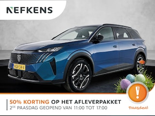 Peugeot 5008 SUV Allure Avantage 73 kWh 210pk | Accu SOH 99,1% | 502km WLTP Actieradius | Navigatie | 360° Camera | Verwarmd stuurwiel | Adaptieve Cruise Control | Climate Control | Parkeersensoren v+a | Dodehoeksensor | Led koplampen | Keyless | Draadloze Apple Carplay / Android Auto + Telefoonlader | Donker getint glas | 19" Lichtmetalen velgen |