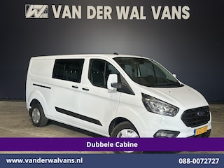 Ford Transit Custom 2.0 TDCI 130pk L2H1 Dubbele Cabine Euro6 Airco | 6-Zits | LED | Cruisecontrol | Parkeersensoren Achterklep