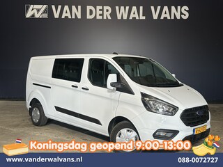 Ford Transit Custom 2.0 TDCI 130pk L2H1 Dubbele Cabine Euro6 Airco | 6-Zits | LED | Cruisecontrol | Parkeersensoren Achterklep