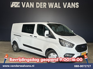 Ford Transit Custom 2.0 TDCI 130pk L2H1 Dubbele Cabine Euro6 Airco | 6-Zits | LED | Cruisecontrol | Parkeersensoren Achterklep