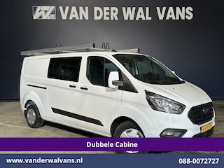 Ford Transit Custom 2.0 TDCI 130pk L2H1 Dubbele Cabine Euro6 Airco | 5-Zits | Imperiaal | LED | Cruisecontrol Stoelverwarming, Parkeersensoren