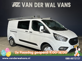 Ford Transit Custom 2.0 TDCI 130pk L2H1 Dubbele Cabine Euro6 Airco | 5-Zits | Imperiaal | LED | Cruisecontrol Stoelverwarming, Parkeersensoren