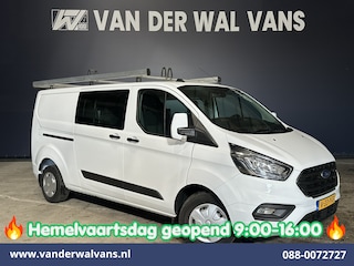 Ford Transit Custom 2.0 TDCI 130pk L2H1 Dubbele Cabine Euro6 Airco | 5-Zits | Imperiaal | LED | Cruisecontrol Stoelverwarming, Parkeersensoren