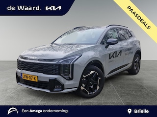 Kia Sportage GT-Line 1.6 T-GDi Hybrid 240pk | €1.240 DEMO VOORDEEL | GT-LINE BEKLEDING SUEDE/LEDERLOOK | HEAD-UP DISPLAY | SCHUIF/KANTELDAK | STOEL- + STUURVERW. |
