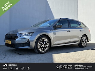 Skoda Octavia Combi 1.5 TSI MHEV Sportline Business / Fabrieksgarantie t/m 12-2028 / Adaptieve Cruise Control / Navigatie / Apple Carplay/Android Auto / Achteruitrijcamera / Stoelverwarming / Sportstoelen / Elektrische achterklep /
