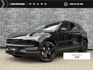 Volvo EX30 P5 Long Range Plus Black Edition Europa 69 kWh | 19" 5-spaaks Glossy Black | Adaptieve Cruise Control | Parkeersensoren voor + achter | Stoel & stuurwiel verwarmd | Elektr. verstelbare voorstoelen |  Harman Kardon Audio |