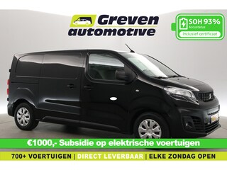 Peugeot Expert L2H1 75 kWh | Snelladen | SOH 93% | Airco | Cruise | Camera | Trekhaak | Carplay | Parkeersens.