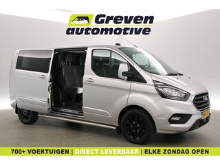 Ford Transit Custom 2.0 TDCI L2H1 Limited | DC | 6 Zits | Airco | Cruise | Carplay | Trekhaak | Navi | Parkeersens. | Stoelverw.