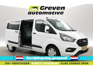 Ford Transit Custom 2.0 TDCI L2H1 | DC | 6-Zits | Aut. | Adap. Cruise | Camera | Carplay | Trekhaak | Stoelverw.