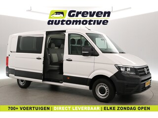 Volkswagen Crafter 2.0 TDI 177PK L3H2 | DC | 6-Zits | 3000kg Trekgew. | Trekhaak | Airco | Cruise | Carplay | Parkeersens. | Navi