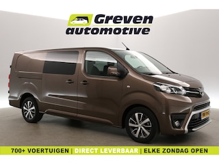 Toyota Proace 2.0 D-4D L3H1 | Dubbele Cabine | Airco | Cruise | Camera | 2xSchuifdeur | Navi | Trekhaak | Parkeersens.