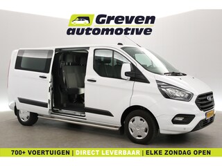 Ford Transit Custom 2.0 TDCI L2H1 | DC | 6 Zits | Airco | Cruise | Carplay | Trekhaak | Navi | Parkeersens.