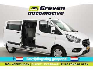 Ford Transit Custom 2.0 TDCI L2H1 | DC | 6 Zits | Airco | Cruise | Carplay | Trekhaak | Navi | Parkeersens.