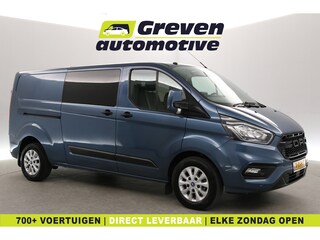 Ford Transit Custom 2.0 TDCI L2H1 | DC | 6 Zits | Carplay | Cruise | Airco | Navi | Trekhaak | Parkeersens.