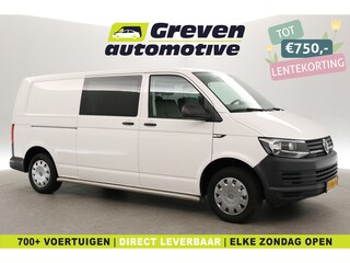 Volkswagen Transporter 2.0 TDI L2H1 | 62dKM | DC | 6 Zits | Airco | Trekhaak | Elektrpakket