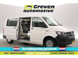 Volkswagen Transporter 2.0 TDI L2H1 | 62dKM | DC | 6 Zits | Airco | Trekhaak | Elektrpakket