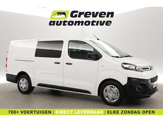 Citroën Jumpy 2.0 BlueHDI 145PK L3H1 | DC | 6-Zits | Airco | Cruise | Carplay | 2xSchuifdeur