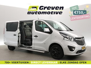 Opel Vivaro 1.6 CDTI Sport 146PK L2H1 | Dubbele Cabine | Airco | Cruise | Camera | Leder | Stoelverw. | 2xSchuifdeur
