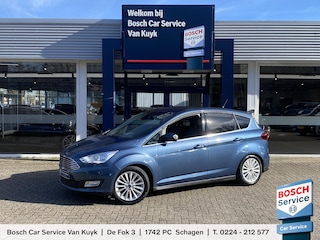 Ford C-MAX 1.0 Titanium / Cruise-Control / Climate-Control / Stuur-/Stoelverwarming / Apple-Carplay & Android-Auto / Keyless / Radio-Bluetooth / Navi / PDC V+A / 17'' LMV / All-Season / ENZ.