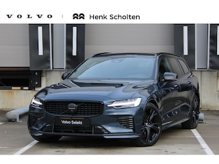 Volvo V60 T6 Plug-in hybrid AWD Ultra Dark | Panoramadak | Verwarmbare voorstoelen, achterbank en stuurwiel | Head-up display | 360 graden camera | Premium audio by Harman Kardon | Adaptieve cruise control |