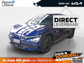 Kia EV6 Light Edition 63 kWh Navi | Stoelverwarming vόόr en stuurwielverwarming | Achteruitrijcamera | Fabrieksgarantie t/m 30-4-2032 + 3x 1 jaar* | NAP