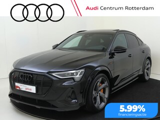 Audi E-tron S quattro 95 kWh | SoH 100% | Panoramadak | 360 camera | Bang & Olufsen | Luchtvering | Keyless | Lederen bekleding ‘Valcona’ | Navigatie Plus | LED matrix verlichting | Adaptieve cruise control |