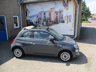 Fiat 500 0.9 TWINAIR T LOUNGE Cabrio Lederen bekleding  Achteruitrij detectie