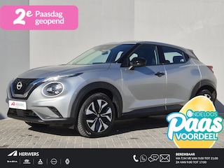 Nissan Juke 1.0 DIG-T Acenta Handgeschakeld / Allseason banden / Apple Carplay Android Auto / Achteruitrijcamera / Stoelverwarming / Navigatie / Climate control / Cruise control / Lichtmetalen wielen 17“ /