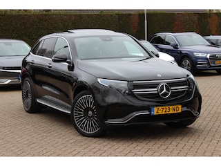 Mercedes-Benz EQC 400 4MATIC AMG Line Premium Plus 80 kWh 22.159 km! / Schuifdak / Camera / Head-up / Memory seats / 20'' / Keyless / Intr.voorverwarming / Matrix LED / Leder / Navigatie / Stoelverwarming / DAB / Cruise Control Adaptief