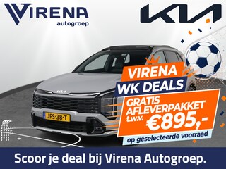 Kia Sportage 1.6 T-GDi Hybrid GT-Line - Schuif/kantel dak - Stoel & Stuurverarming - AppleCarplay - Android Auto - Sfeerverlichting 7 Jaar of 150.000km Fabrieksgarantie