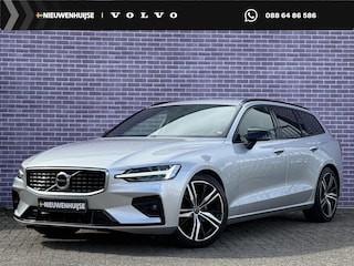 Volvo V60 2.0 T4 R-Design | Standkachel | Volvo on Call | Stoelverwarming V+A | Stuurverwarming | DAB | Adaptieve cruise | Keyless entry/start | 19"lm velgen | Leder | Apple carplay/android auto |