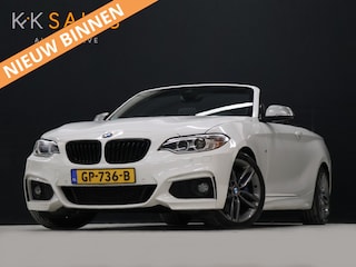 BMW 2-serie Cabrio 220i High Executive M Sport [MEMORY SEATS, CRUISE CONTROL, BLUETOOTH TELEFOON, ACHTERUITRIJCAMERA, PDC V+A, STUURVERWARMING, NIEUWSTAAT]