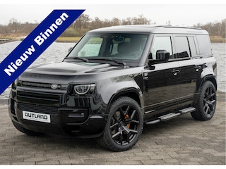 Land Rover Defender 110 P300e 110 X-Dynamic HSE | Caraway (cognac) leder | Head-up | Elektr. trekhaak | Black Pack | 22" inch | Cold Climate Pack |