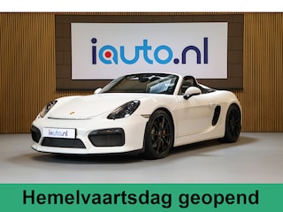 Porsche Boxster Spyder 3.8 Origineel NL/Keramisch/Sport Chrono/Carbon Kuipen/Sportuitlaat/Carplay/Gele accenten/CC