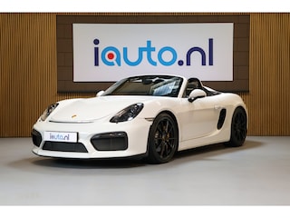 Porsche Boxster Spyder 3.8 Origineel NL/Keramisch/Sport Chrono/Carbon Kuipen/Sportuitlaat/Carplay/Gele accenten/CC