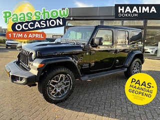 Jeep Wrangler Unlimited Plug-in Hybrid 4xe 380 80th Anniversary | Front & rear camera | Adaptieve cruise control | Stoel & stuurverwarming | Lederen interieur | Navigatie | Climate control