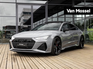 Audi A7 A7 Sportback 4.0 TFSI RS 7 quattro | BLACK OPTIC | PANORAMADAK | ADAPTIEVE CRUISE CONTROL | 22'VELGEN | MEMORY | NARDO-GREY | CITY PAKKET | TOUR PAKKET |