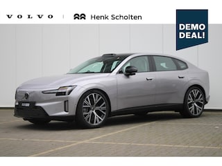 Volvo ES90 Single Motor Ext. R. Ultra Launch Edition 92 kWh | Luchtvering | Elektrochromatisch panoramadak | Geventileerde voor- en achterstoelen | Premium audio by Bowers & Wilkins | Pilot assist | 22 inch. lichtmetalen velgen | Stoel- /stuurwielverwarming | Verwarmde achterbank